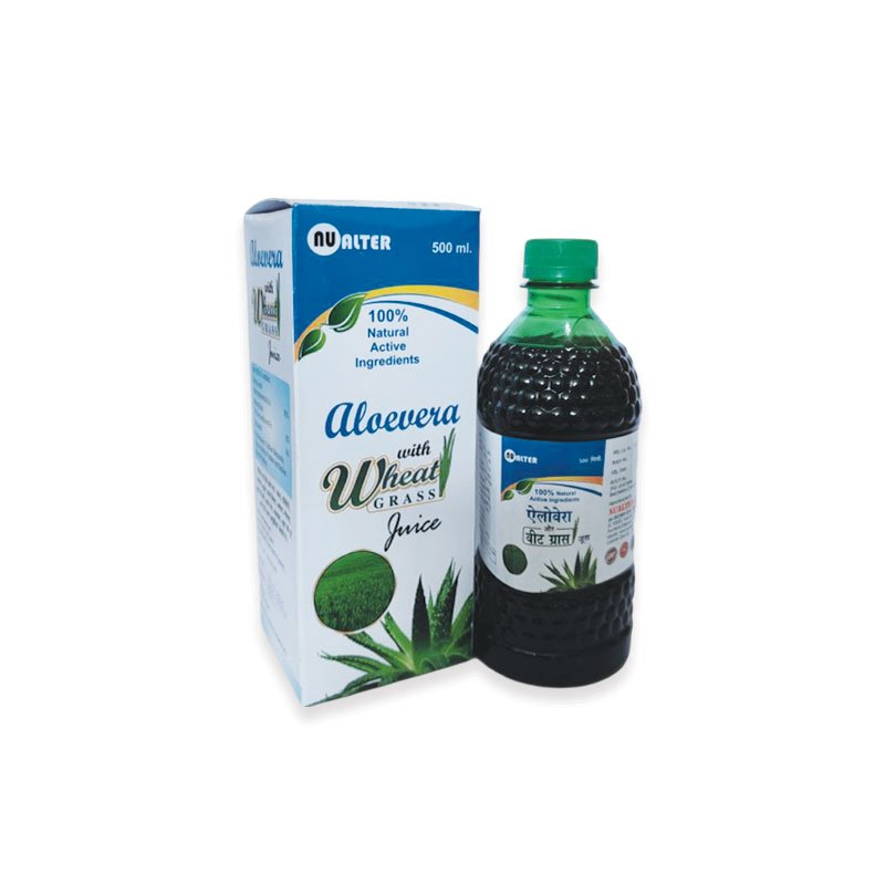 Aloevera WITH WHEAT GRASS